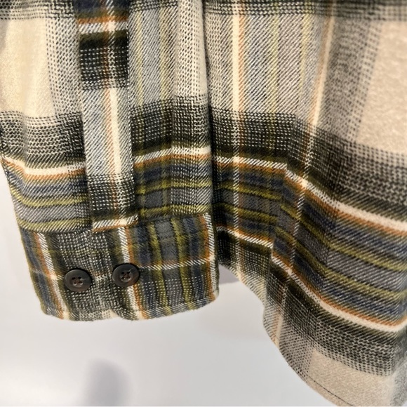 Pendleton greenPlaid Burnside double Brushed Flannel Shirt Sz Medium - Picture 11 of 11